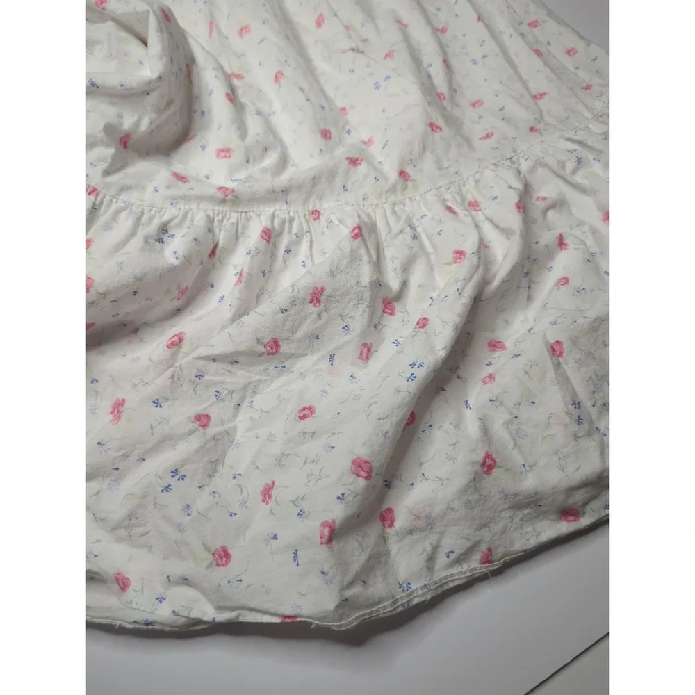 VTG Victoria's Secret Gold Label Cotton Floral Nightgown Cottagecore Prairie L
